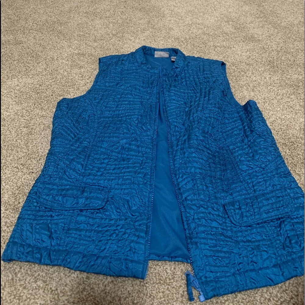 Blue Vest by Chico’s